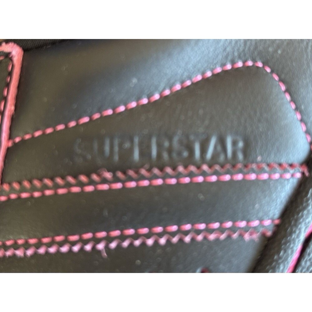 Women’s Size 8.5 Adidas Superstar II Black Pink Gold JS1380 Shell Toe New In Box - Picture 5 of 10